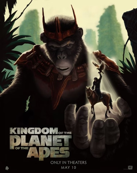54757568568 حضور پادشاه میمونها در پوستر جدید Kingdom of the Planet of the Apes - گیمفا