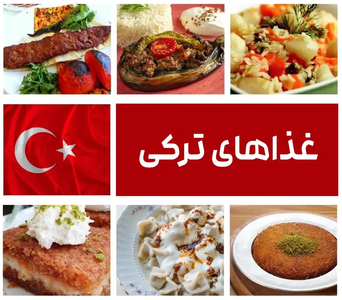 انواع غذای ترکی,غذاهای خوشمزه و معروف ترکیه ای