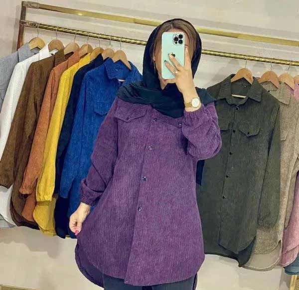 مدل مانتو کبریتی ریز جلو باز و بسته با طرح های متنوع شیک زیبا 